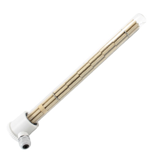 Колбовый погружной нагреватель КПН L=1250, 1 кВт, 380 В, кварцевое стекло
